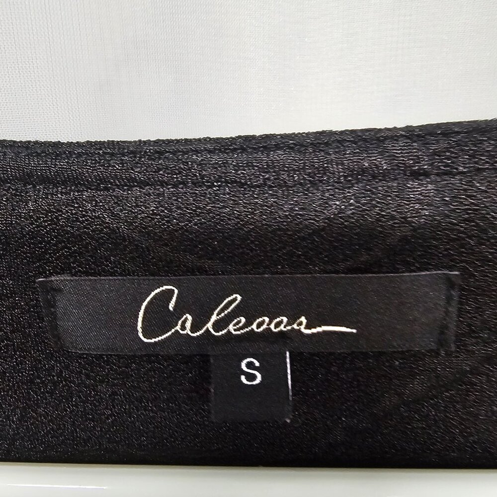 Calessa Jacket Black Patchwork Red Multimedia Art… - image 6